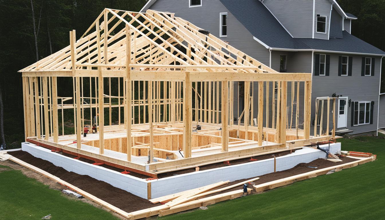 Fabrication d'une maison à ossature bois