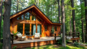 Construction en bois massif