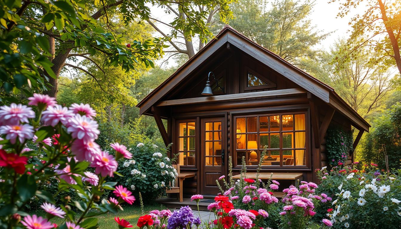 Cabane en bois pour jardin