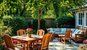 Mobilier extérieur en bois