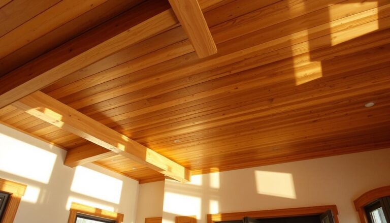 Plafond en bois