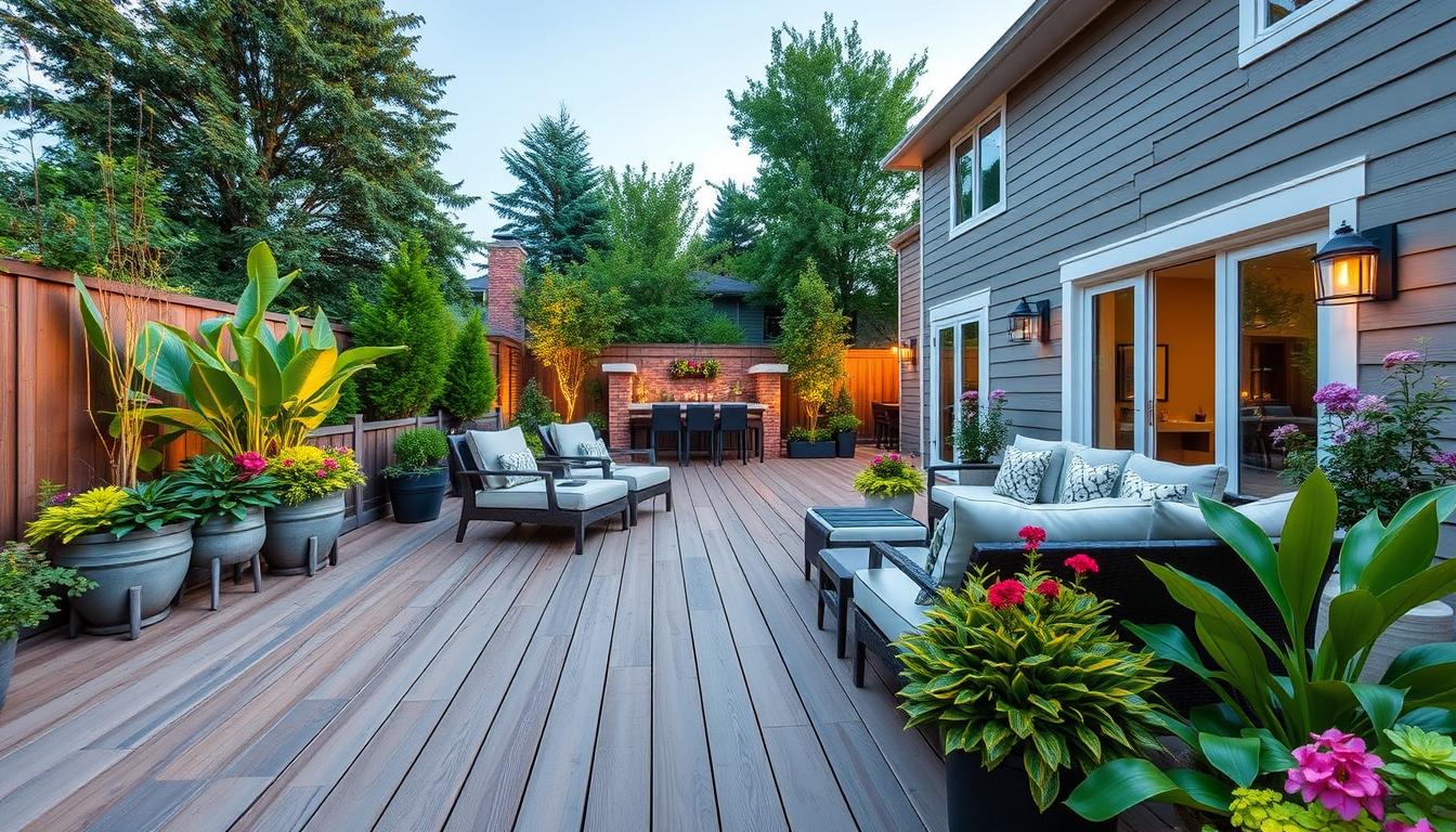 Terrasse bois composite