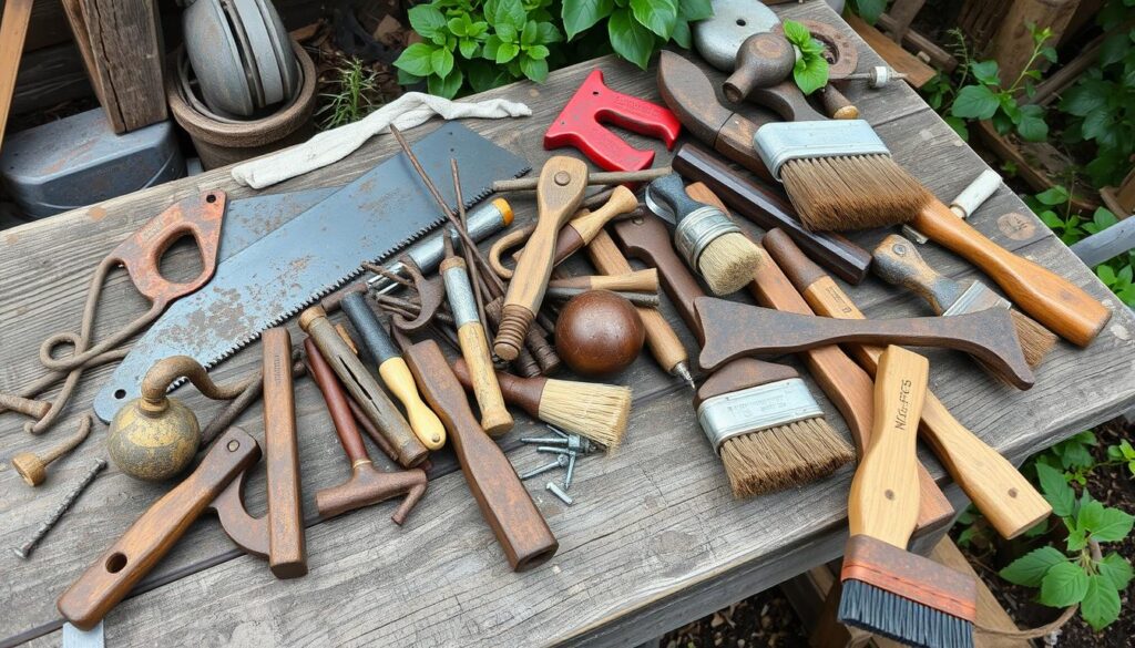 outils inadaptés pour entretien du bois