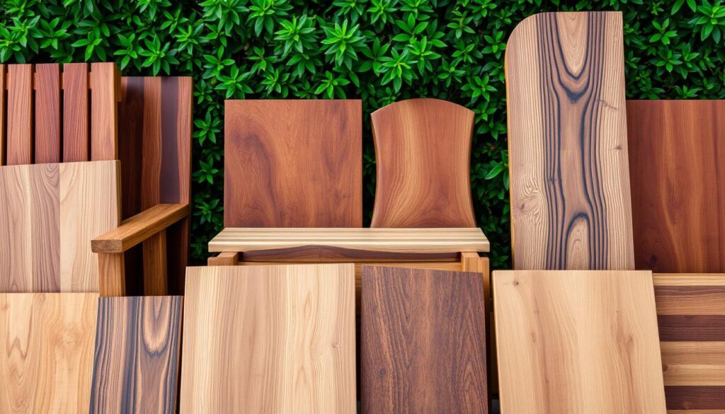 Essences de bois pour mobilier extérieur