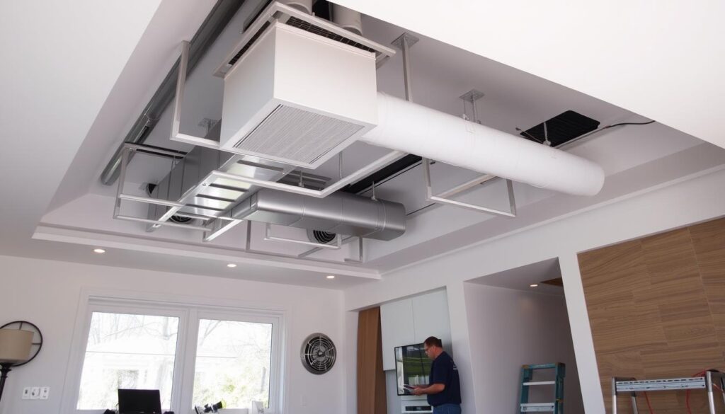 Installation VMC dans un logement