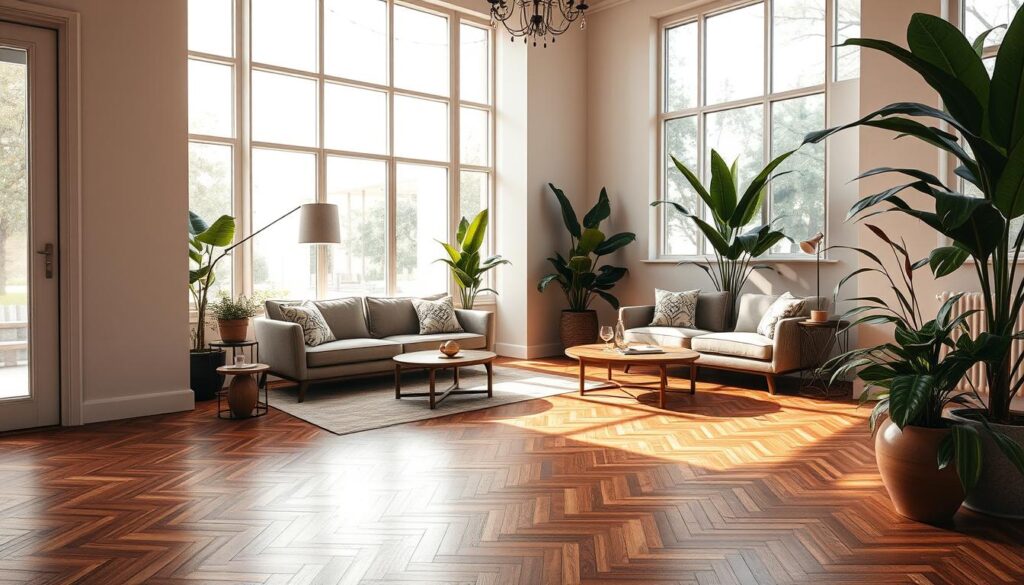 Parquet en bois design intérieur