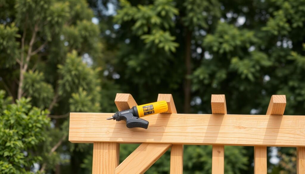 Génération d'image pour les outils de construction de pergola en bois