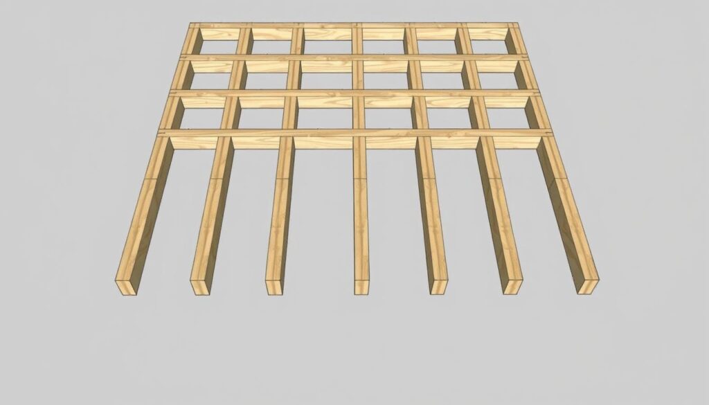 Image de téléchargement de plan de solivage pour plancher bois