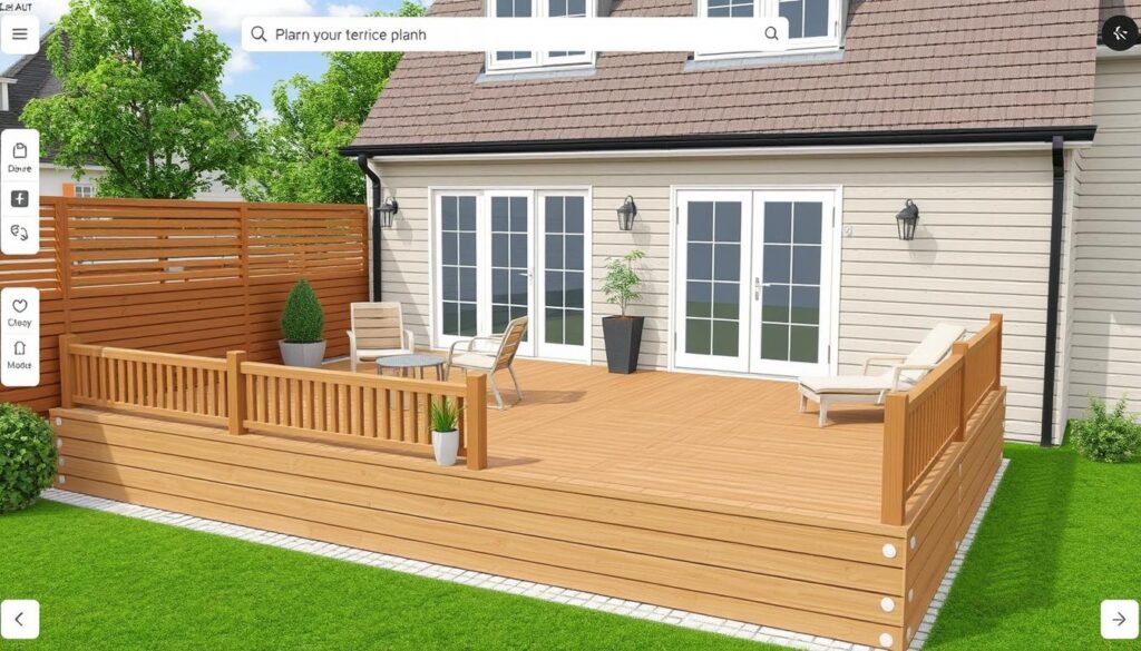 Utilisez notre outil de planification pour créer votre terrasse en bois