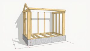 guide fondations légères pour petit abri bois