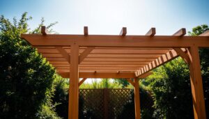 plan de structure charpente pergola bois gratuit