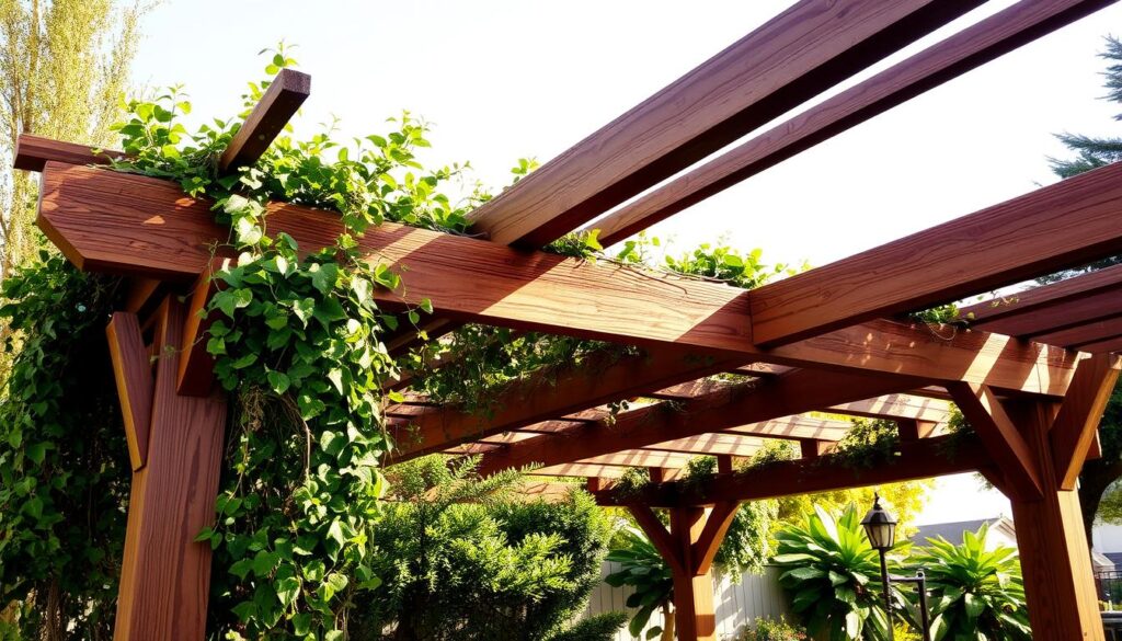 plan pergola adossée en bois gratuit