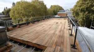 terrasse en bois lambourde