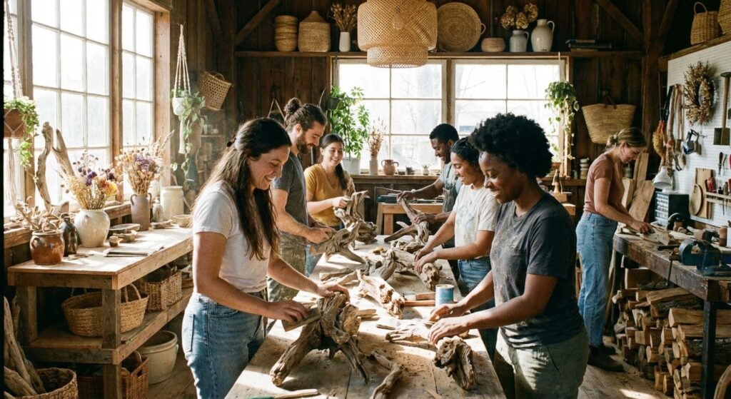 Découvrez nos idées créatives pour réaliser des projets DIY avec des tasseaux en bois flotté, parfaits pour décorer votre intérieur avec style et originalité.