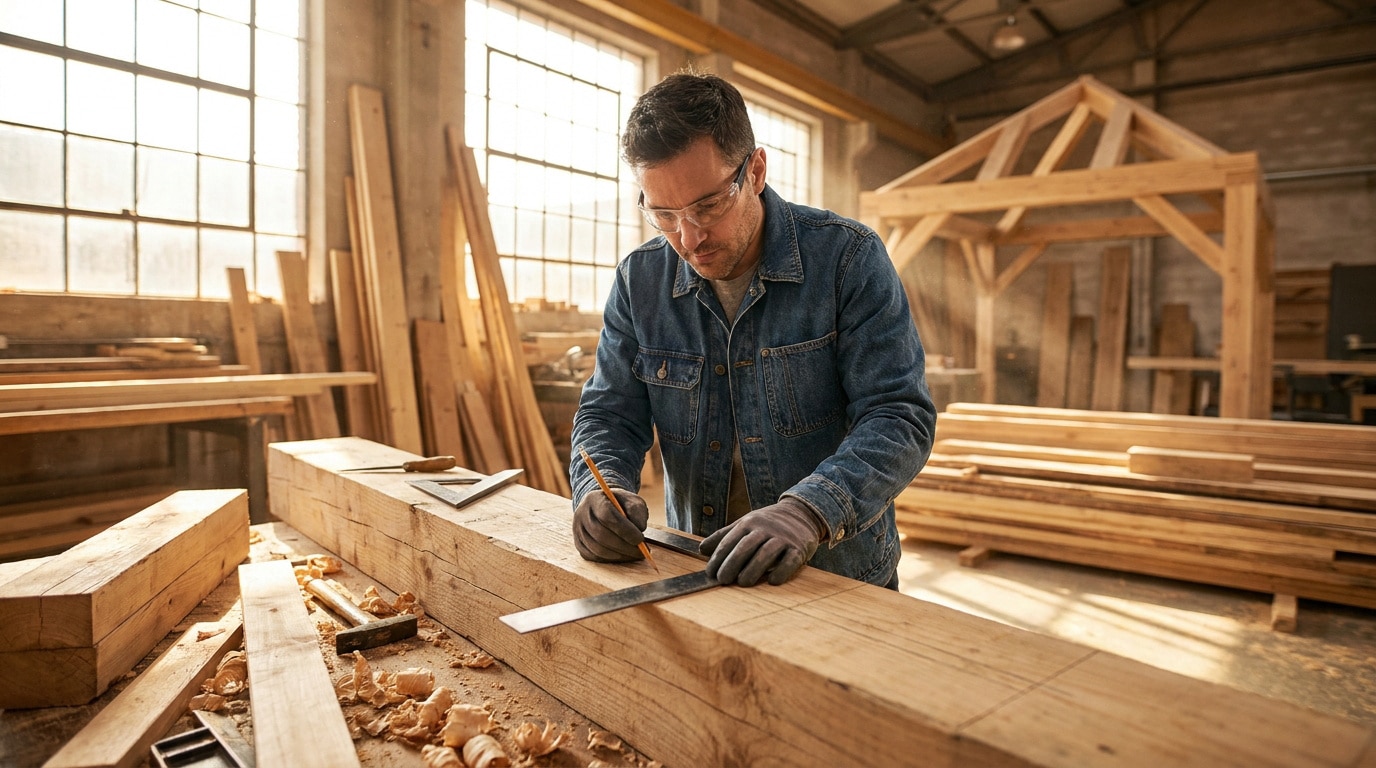 Réussir sa reconversion en tant que charpentier bois