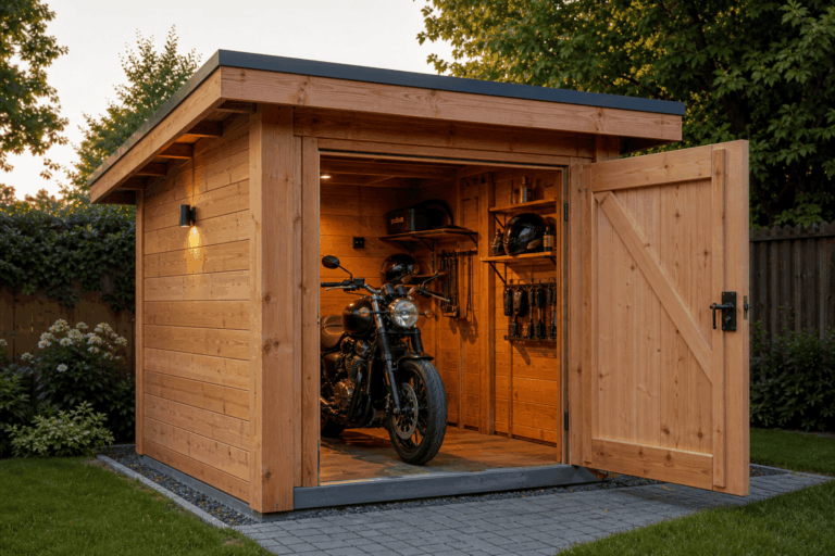 fabriquer-abri-moto-bois