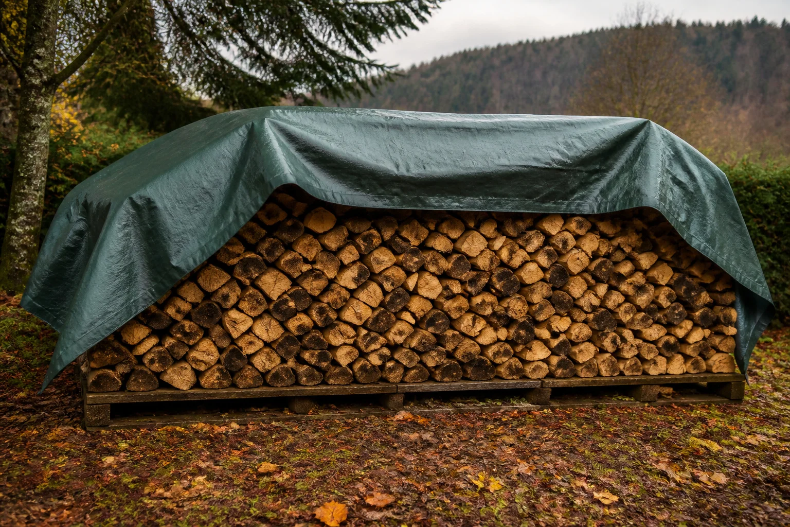 Protégez votre bois de chauffage avec la bâche idéale